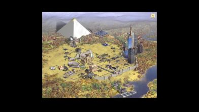 Město s pyramidami ve hře Civilizace 3.